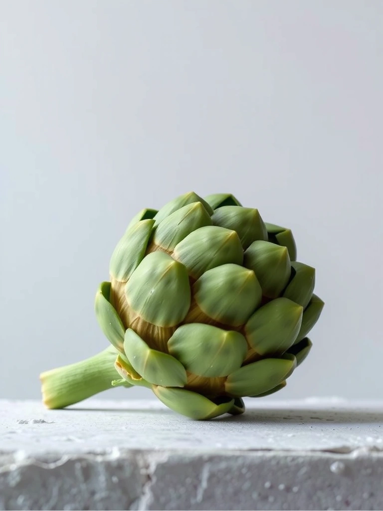 Minimalistische Darstellung gesunder Lebensmittel